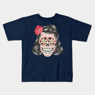 SUGAR SKULL FEMINIME Kids T-Shirt